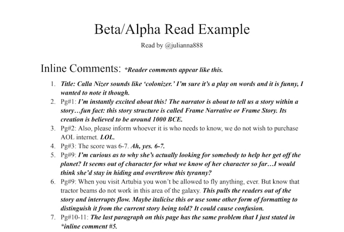 beta read and alpha read your book of any genre